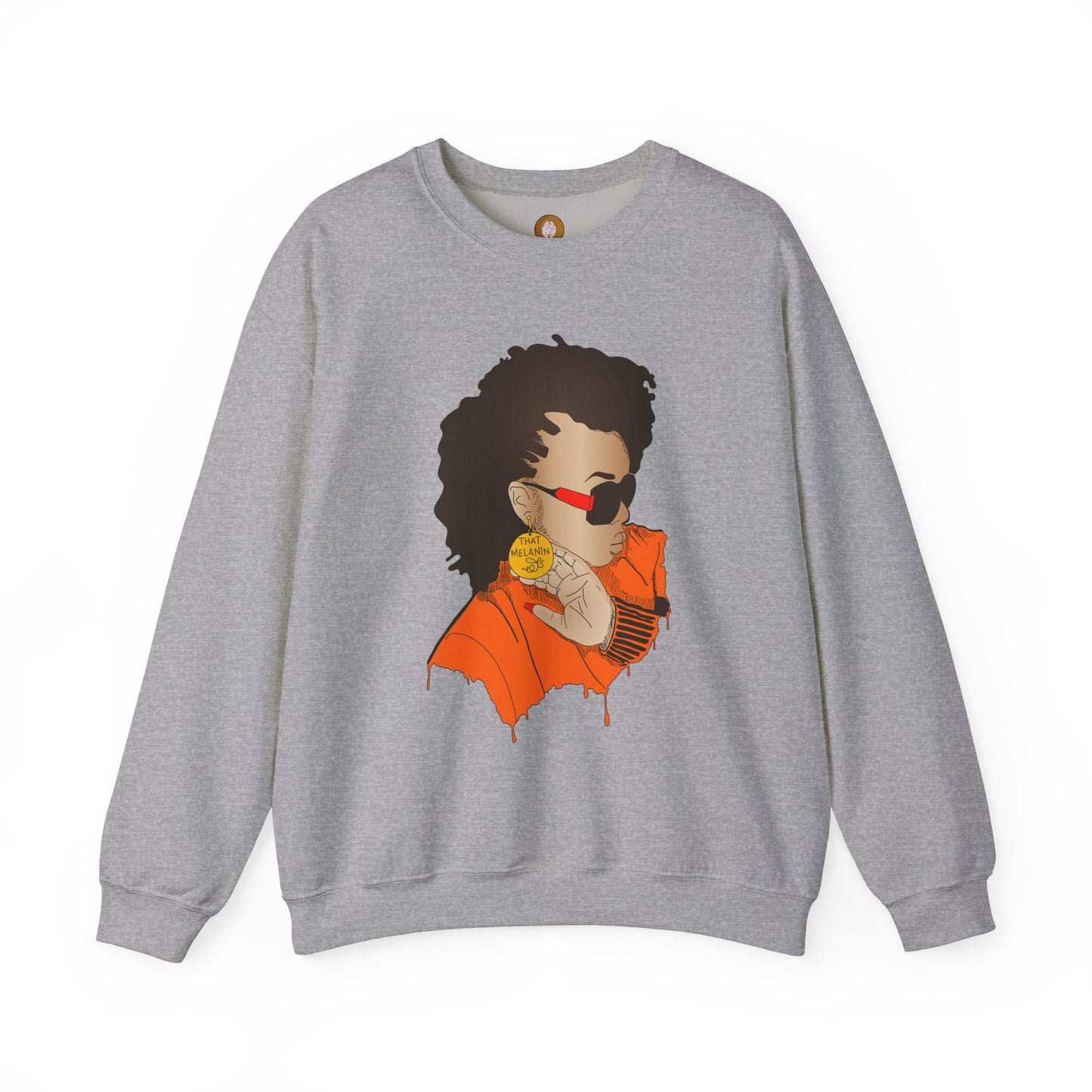 Unisex 'That Melanin' Crewneck Sweatshirt