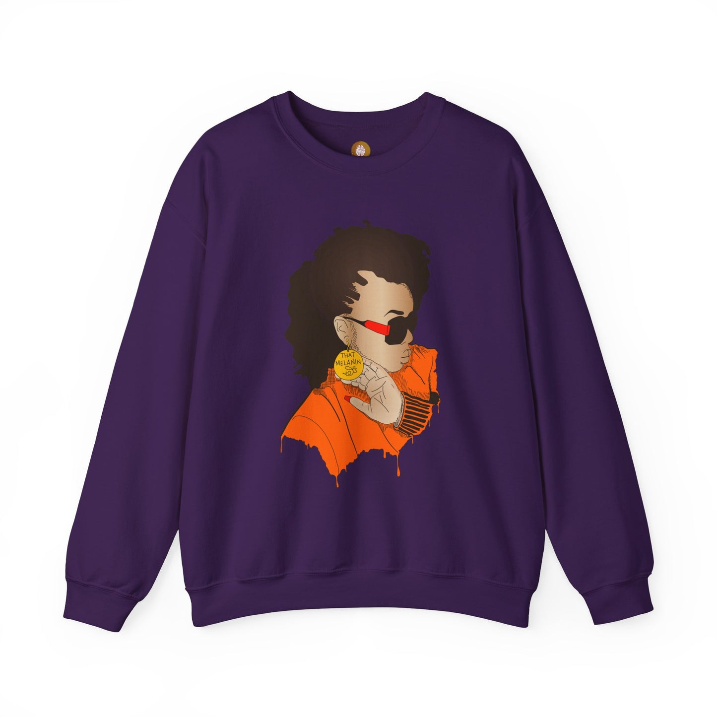 Unisex 'That Melanin' Crewneck Sweatshirt